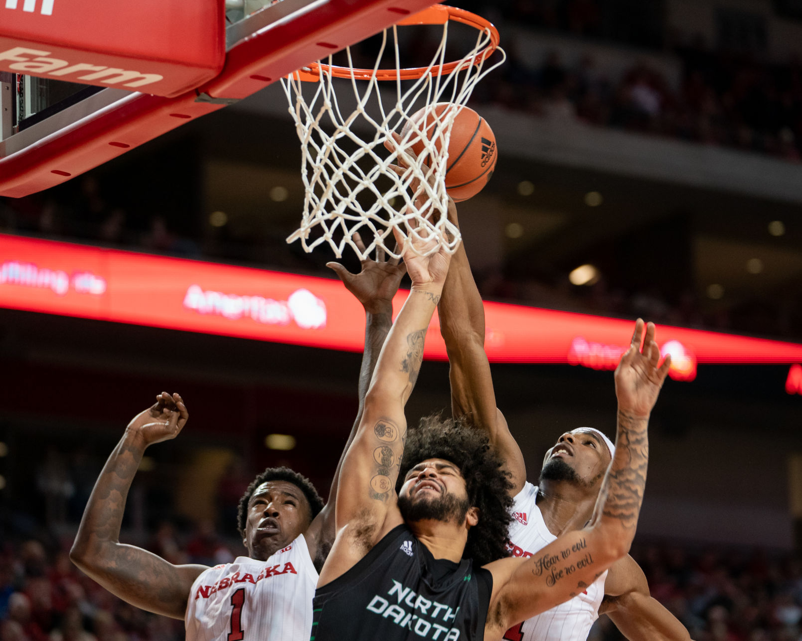 Nebraska Basketball vs. North Dakota Photo No. 14